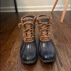 Sperry duck boots!